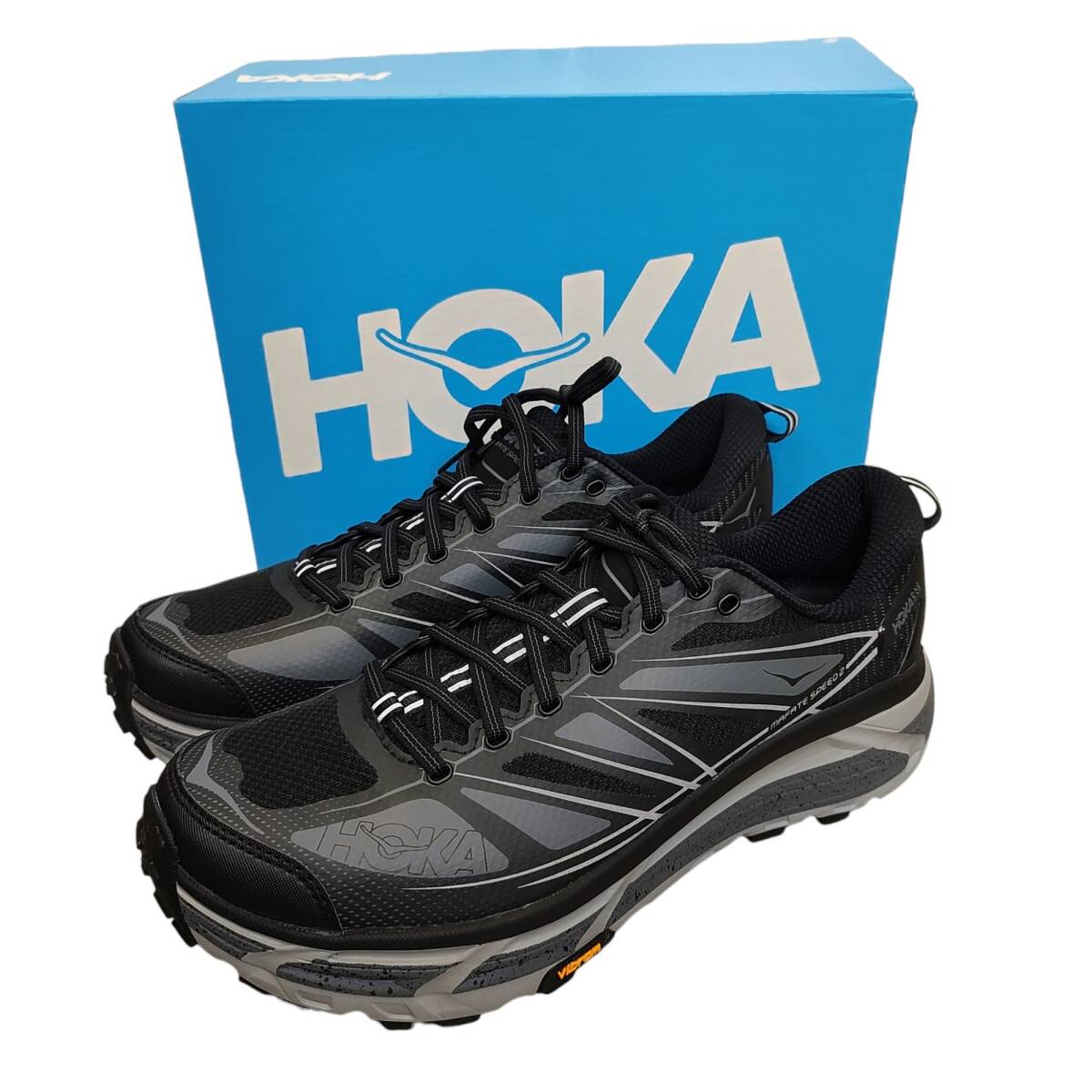 HOKA ONE ONE ホカ オネオネ MAFATE SPEED 2 マフィテスピード スニーカー 1126851 US10.5 28.5cm ブラック メンズ拍卖