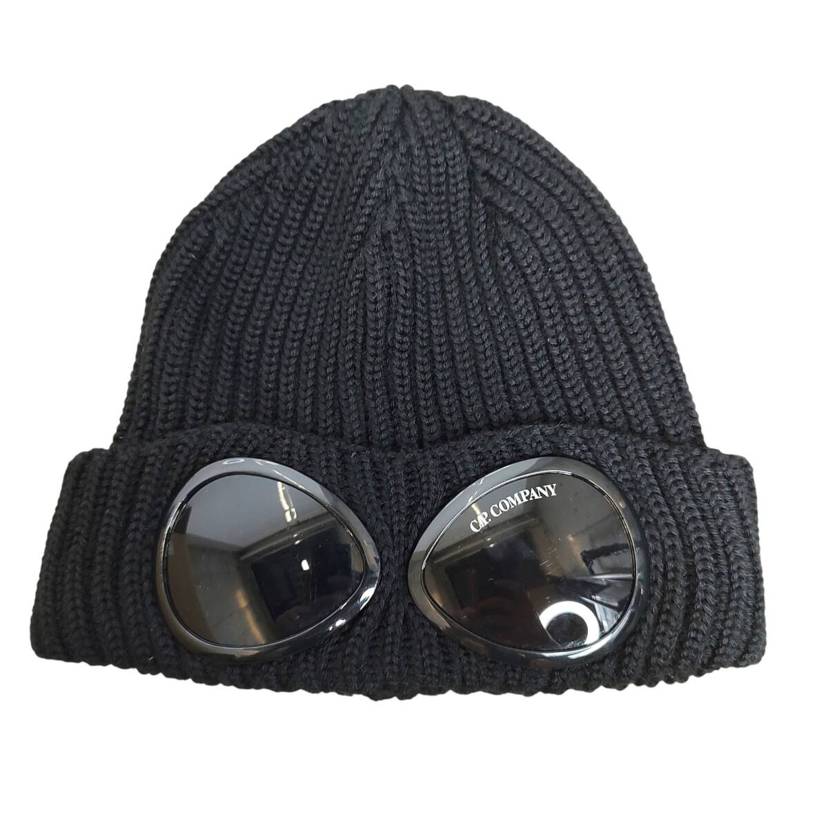 C.P. COMPANY シーピーカンパニー ゴーグル ニット キャップ F ブラック拍卖