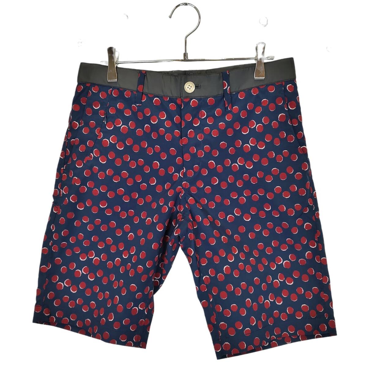 St ANDREW セントアンドリュース ゴルフ ドット ショーツ ショート ハーフ パンツ 042-9232701 M ネイビー メンズ拍卖