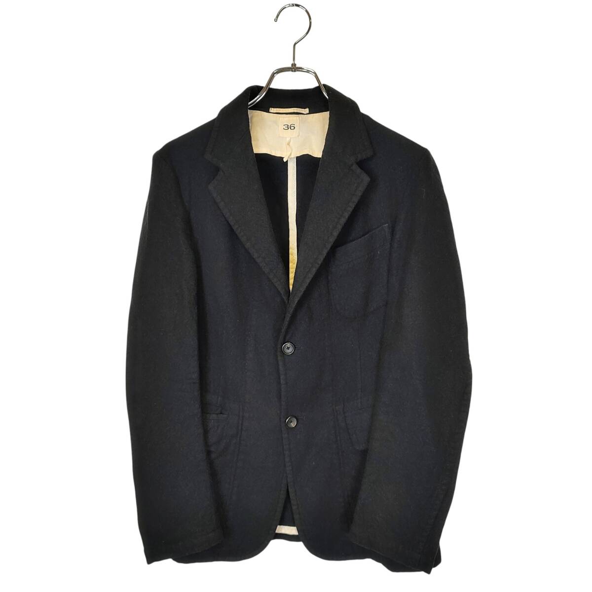 SCYE BASICS サイ ベーシックス Wool Tailored Jacket ウール 2B テーラードジャケット 5109-43550 36 ブラック メンズ拍卖