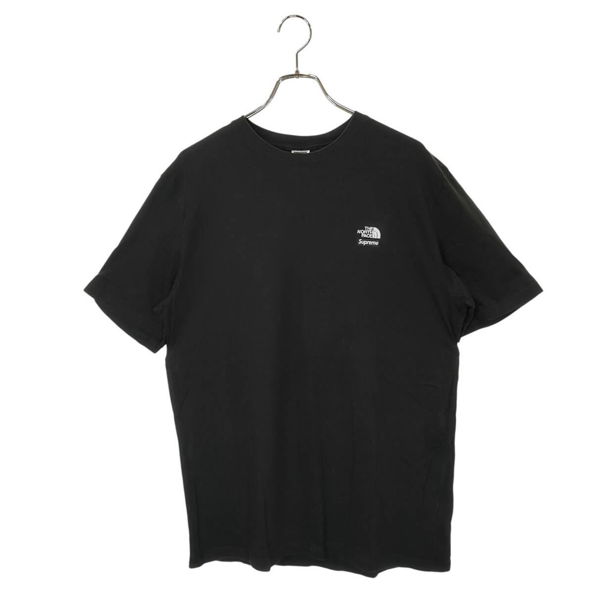 Supreme シュプリーム x THE NORTH FACE ザ ノースフェイス BANDANA TEE 半袖 Tシャツ L ブラック/ライトブルー メンズ拍卖