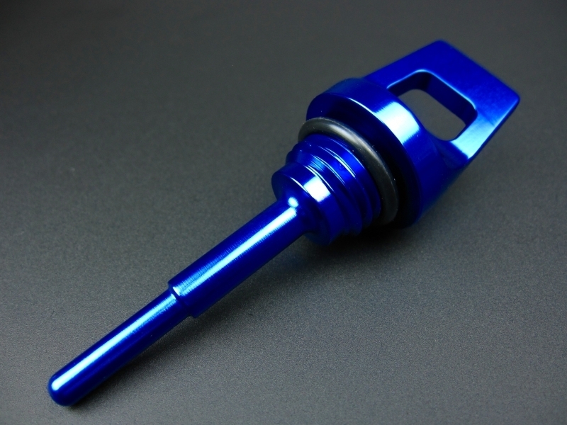 アルミ製オイルフィラーキャップ(レベルゲージ) ブルー モンキー ゴリラ ダックス シャリー拍卖