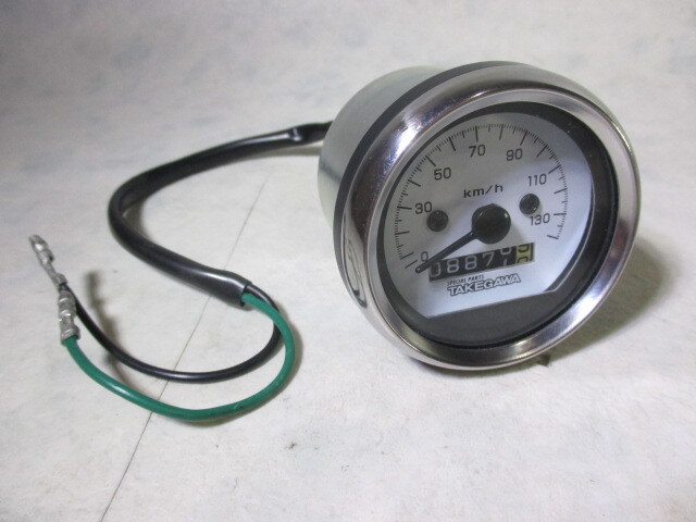 I◆スピードメーター1006 TAKEGAWA.140㎞.130. 送料無料(一部地域除外).検)モンキー.ゴリラ.エイプ50.APE100.Z50J.AB27.AC16.18.HC07.13拍卖