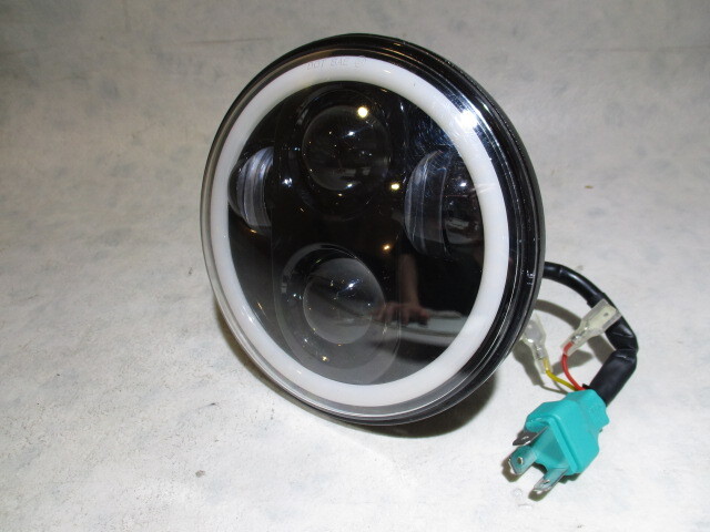 I◆ヘッドライト1010 5.75インチ.5-3/4.LED.点灯確認済.イカリング.送料無料(一部地域除外) 検)スポーツスター.ダイナ.ソフテイル.拍卖