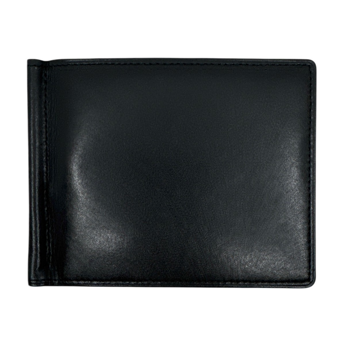 未使用 キプリス 札バサミ マネークリップ 二つ折り財布 折り財布 ミニ財布 日本製 ネイビー 25J02拍卖