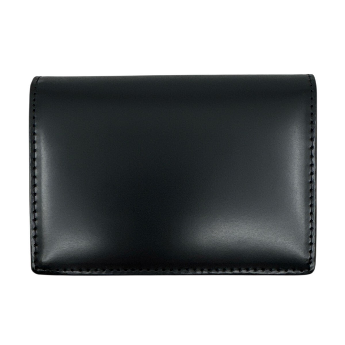 未使用 WEN 名刺入れ コードバン 牛革 大容量 カードケース ネイビー 25I02拍卖