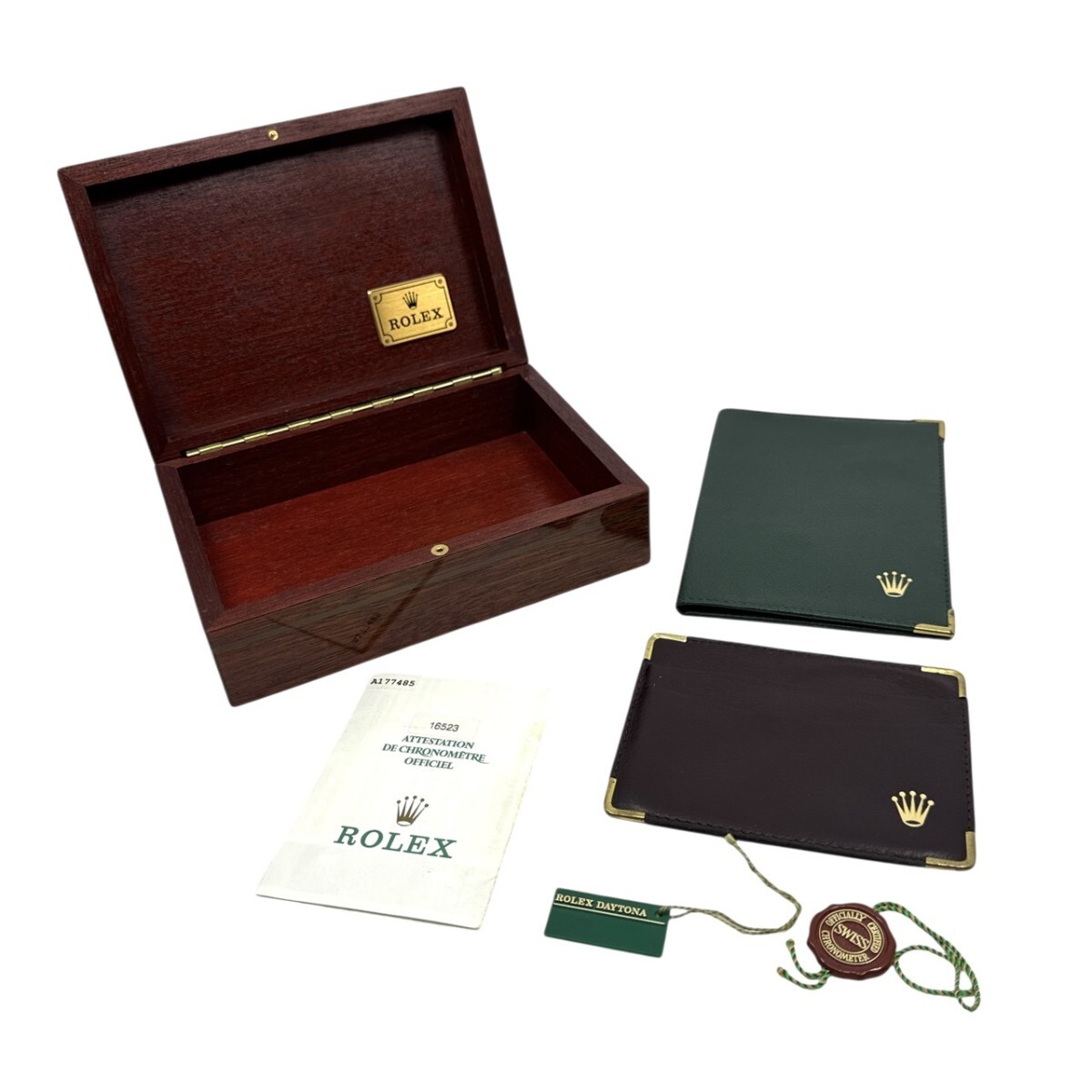 ロレックス A番 16523 デイトナ 箱 ケース ギャランティ 保証書 その他 付属品 25J26拍卖