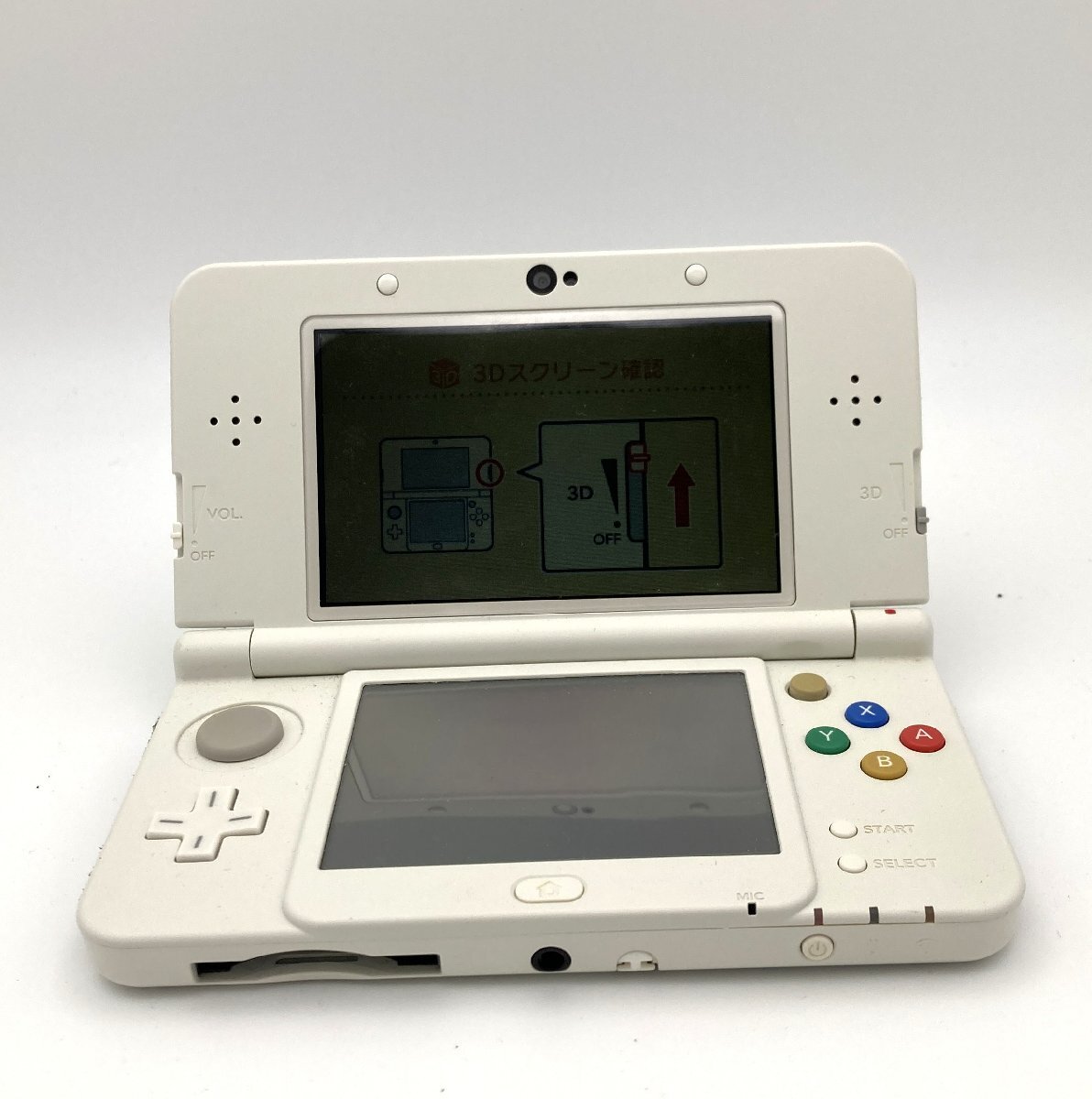 【中古品】Nintendo New 任天堂 ニンテンドー 3DS KTR-001 初期化動作確認済み ACアダプター付 kh10-46拍卖