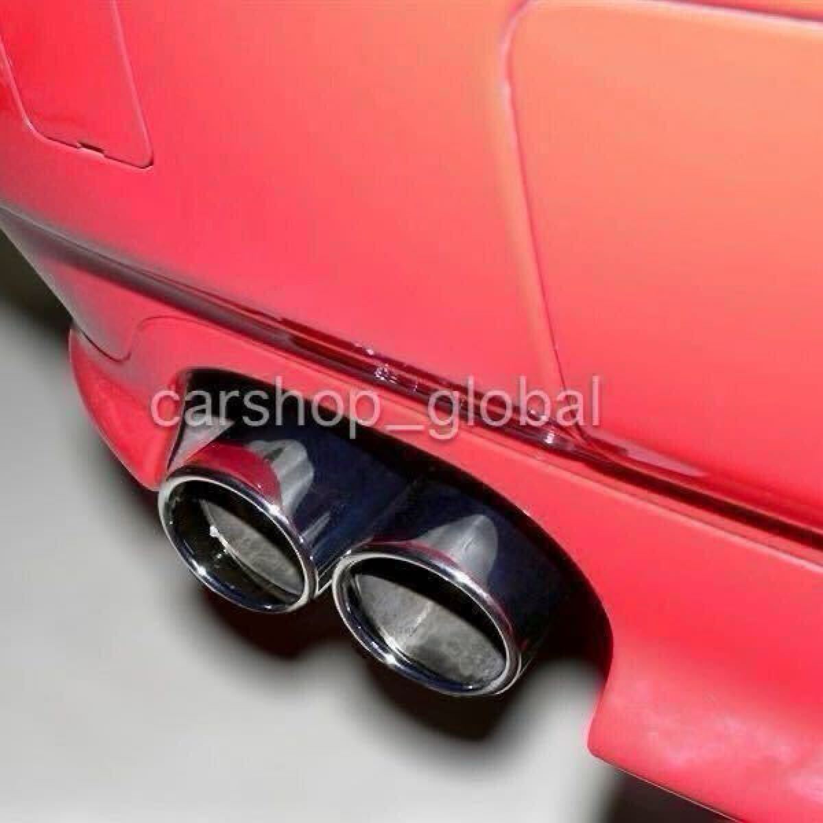 BMW Z3 E40用 マフラーカッター 直径76mm カラー全3色有り ブラック/シルバー/チタン焼き 2.2i/3.0i/2.8/ロードスターモデル等 錆防止加工拍卖