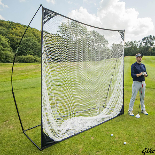 【大型集球ネットでボールを効率よく回収】 ゴルフネット 高さ2.4m バッティング スイング シュート 多用途 折りたたみ式拍卖
