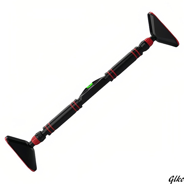 【上半身トレーニングやホームジム用として最適】 突っ張り懸垂バー 自宅用 ぶら下がり健康器 突っ張り式 コンパクト 筋トレ器具拍卖