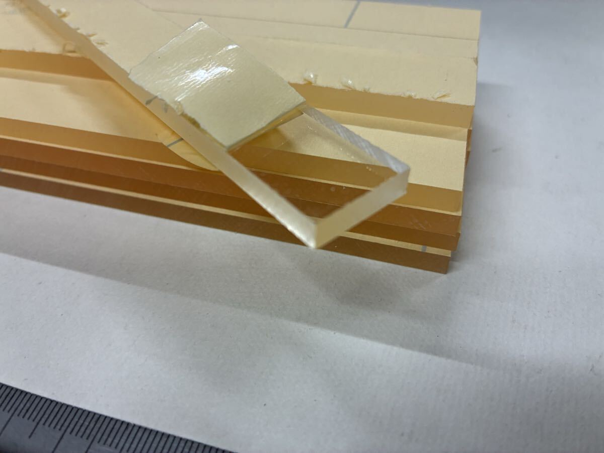 ※細めの端材 アクリル板 透明 厚み5mm 拍卖