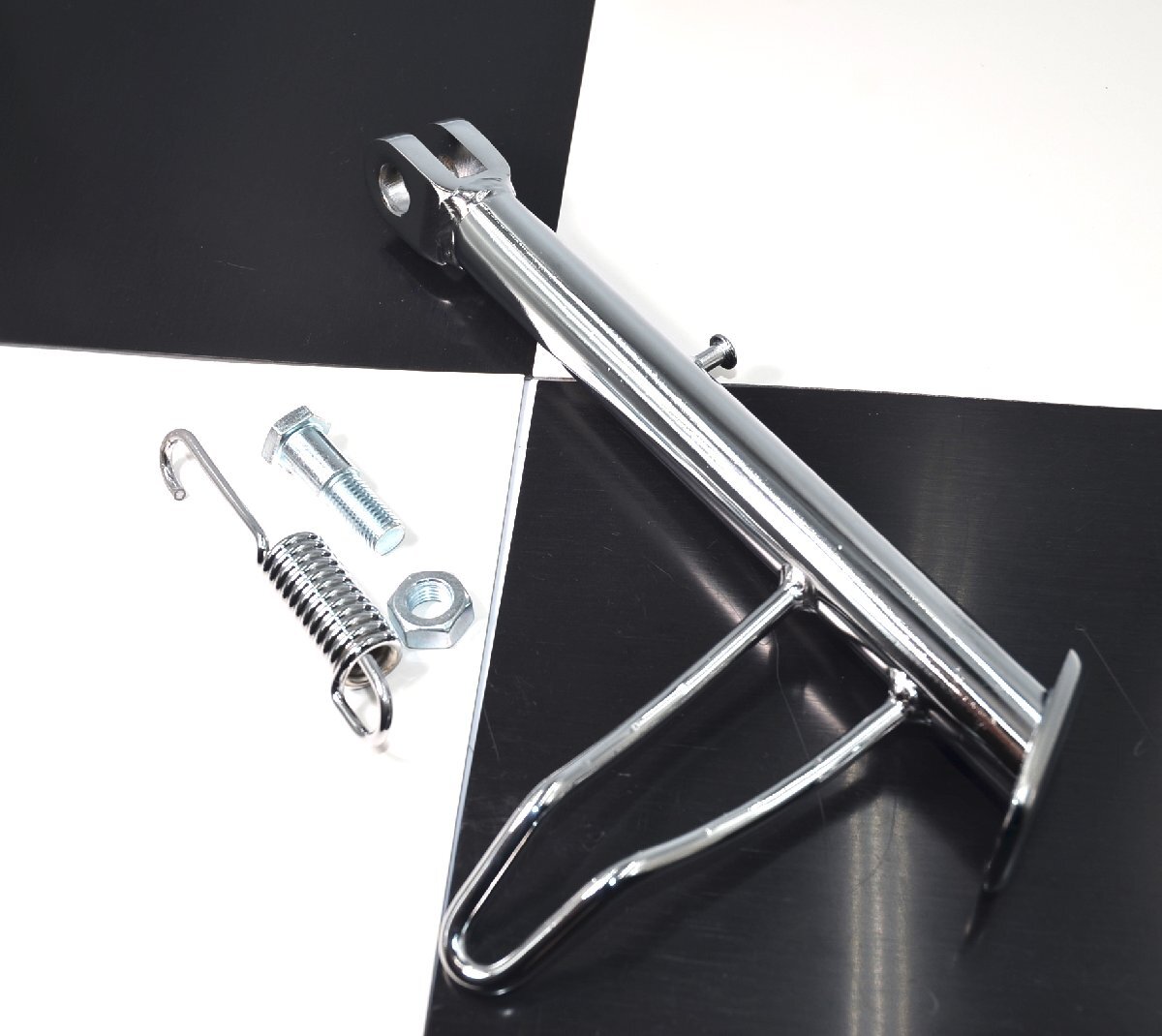 ホーク2ホークⅢ CB250T CB250N CB400N メッキ サイドスタンド 純正サイズ バブ 検/CBX GS400 ヨンフォア CBR キジマ BEET 当時物 旧車拍卖