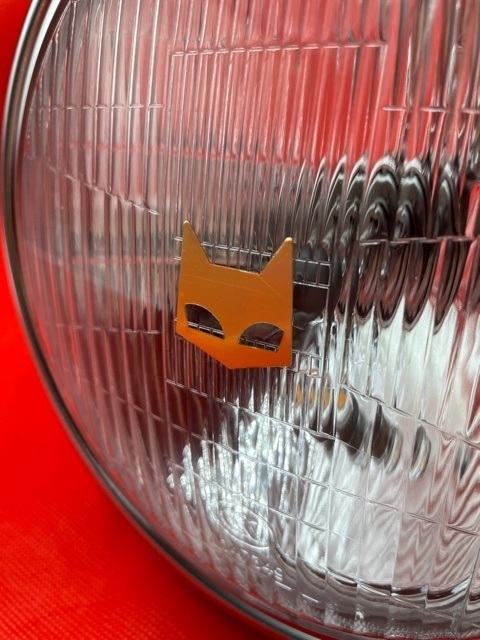 マーシャルタイプ LEDポジション付き ヘッドライト 180Φ クリアレンズ メッキ 検/GS400 CBX400F Z400FX ゼファー400 XJ400 ホーク CB400F拍卖