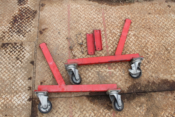 コバシ ハロー PLR220 移動 脚 キャスター付きスタンド ロータリー 作業機拍卖