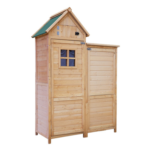 木製物置き収納 物置 収納庫 シェルフ 天然杉 ガーデンファニチャー 屋外収納 天然木 ウッドストッカー ベランダ 庭 屋外 拍卖