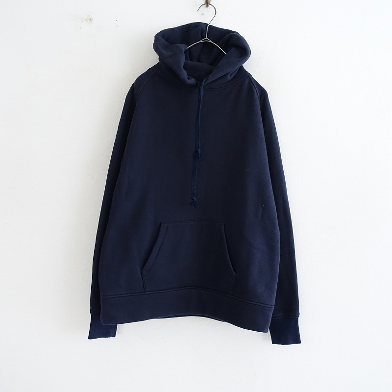 【定価3.9万】アタラクシア Ataraxia *裏毛スウェットパーカー*1ネイビーコットンUNISEXプルオーバーフード(2-2501-110)【80B52】拍卖