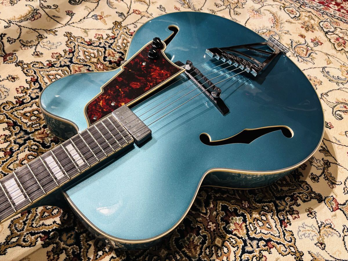 レアカラー!D'Angelico ( ディアンジェリコ ) Premier EXL-1良く鳴るフルアコです!拍卖