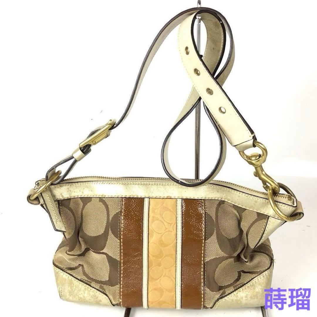COACH コーチ シグネチャー ショルダーバッグ レディース ブランド拍卖
