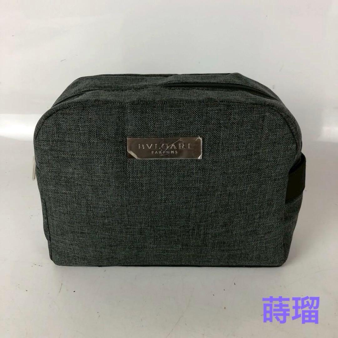 BVLGARI ブルガリ ポーチ 小物入れ グレー レディース ブランド拍卖