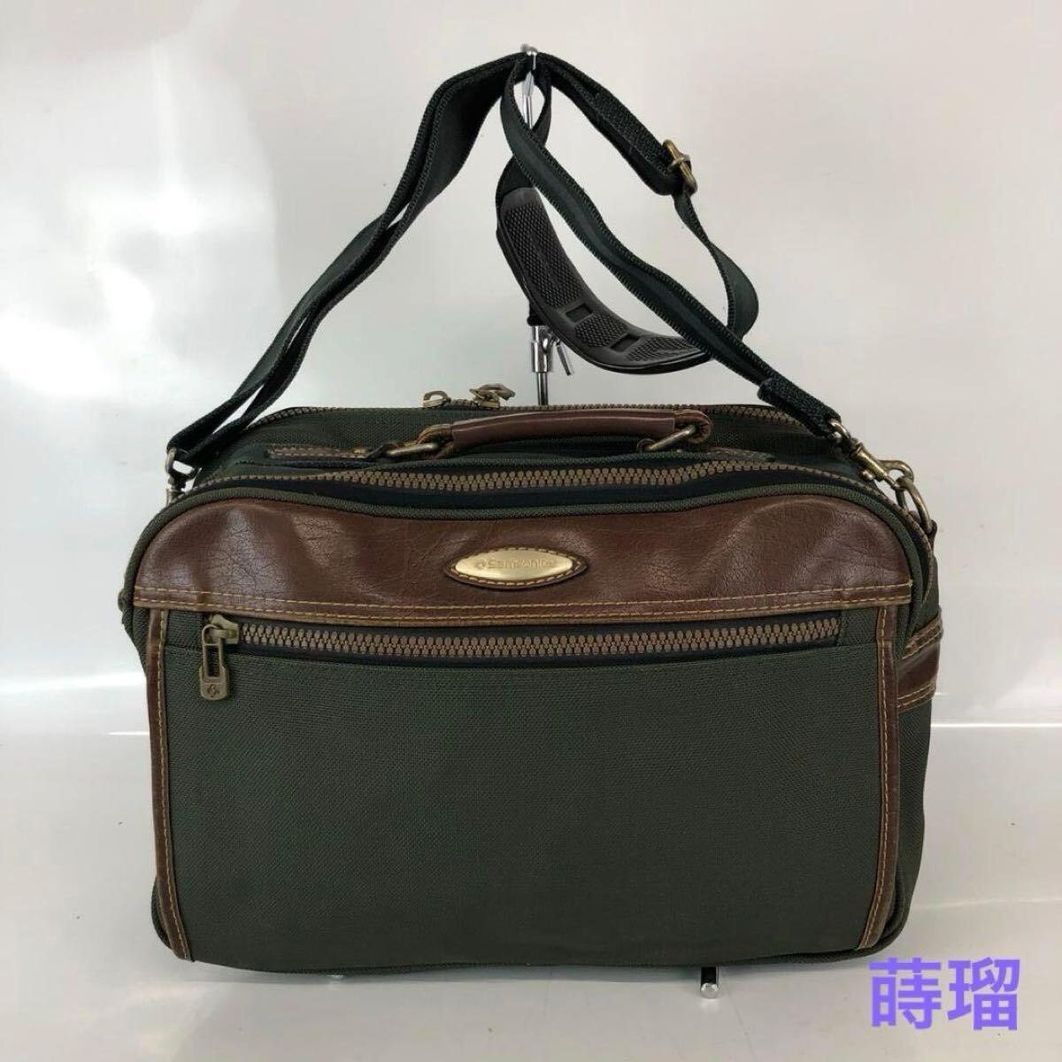 SAMSONITE サムソナイト ショルダーバッグ グリーン メンズ ブランド拍卖
