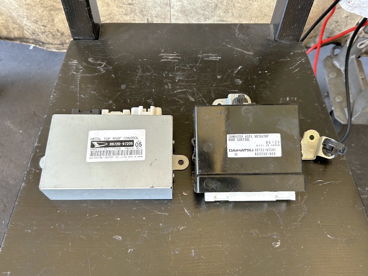 中古 ダイハツ コペン L880K 純正 メタルトップルーフコントロール コンピューター 2種セット 89720-97201 89720-97205拍卖