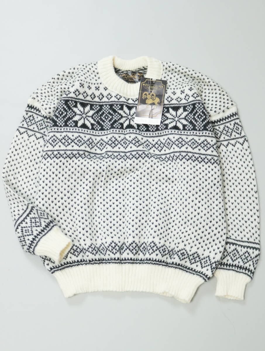 B797/vitabella/新品 未使用/ノルウェー製/クルーネック/ノルディックセーター/総柄/モヘアニットセーター/Sサイズ/ウィメンズ/拍卖