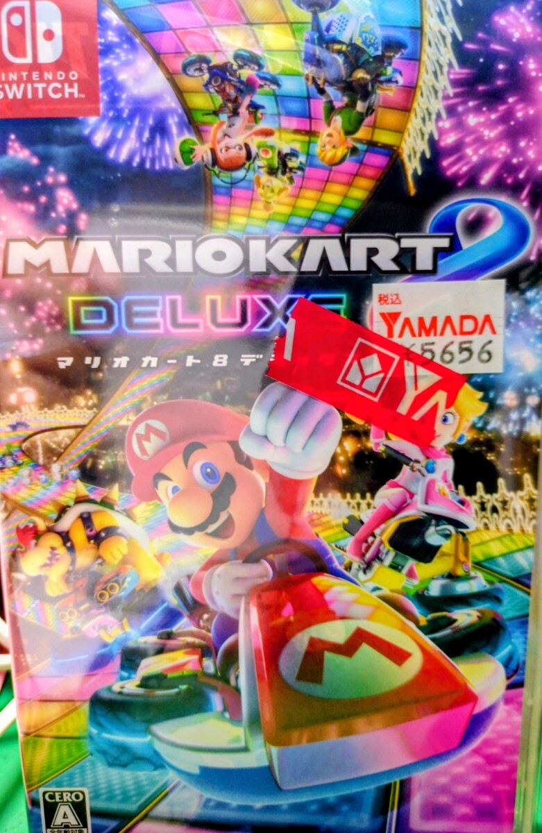 100円スタートマリオカート8 デラックス Nintendo Switch ソフト パッケージ版ヤマダ電機購入未開封品です。レターバックライト発送です。拍卖