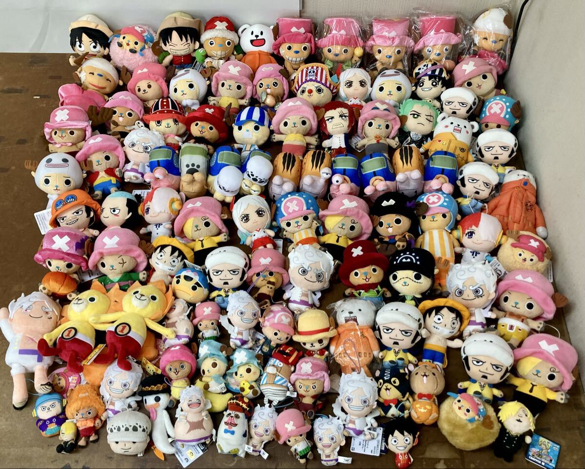 RR697)ワンピース ミニ ぬいぐるみ マスコット 大量まとめ売り チョッパー リスキー兄弟 ホロホロゴースト 犬ッペ クマシー ハロウィン2013拍卖