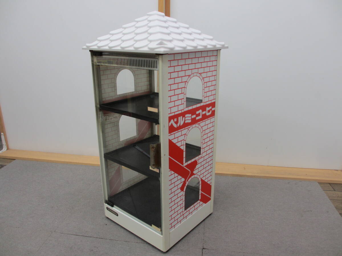 K710【10-27】□ ヨシキン 全自動 カンウォーマー 缶ウォーマー FW-48 ベルミーコーヒー 高さ約69cm 動作OK / 温蔵ショーケース / 10/2拍卖
