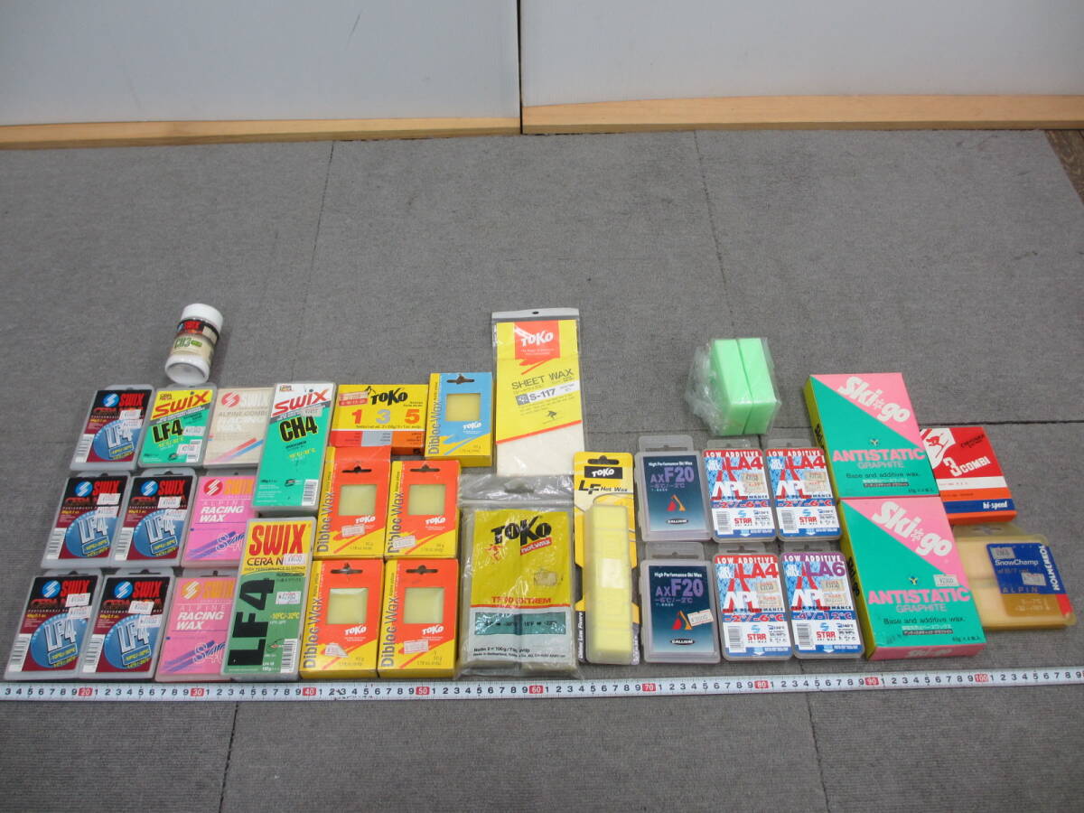K780【11-4】★ スポーツ店在庫品 スキー・スノーボードWAX ワックス SWIX TOKO ガリウム 他 Loフッ素 グラファイト パウダー など / 10/15拍卖