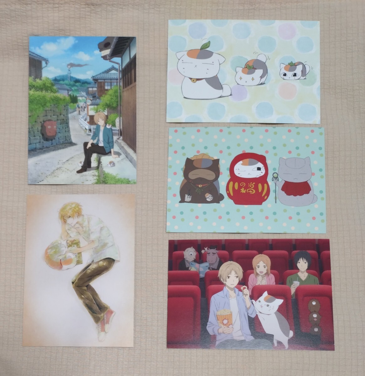 劇場版 夏目友人帳 うつせみに結ぶ ポストカード 5枚セット 非売品拍卖