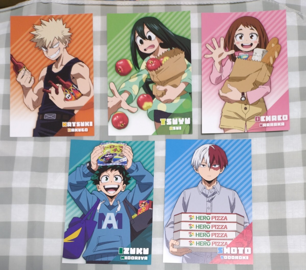 僕のヒーローアカデミア イラストカード 5枚セット 非売品 特典期限切れ拍卖