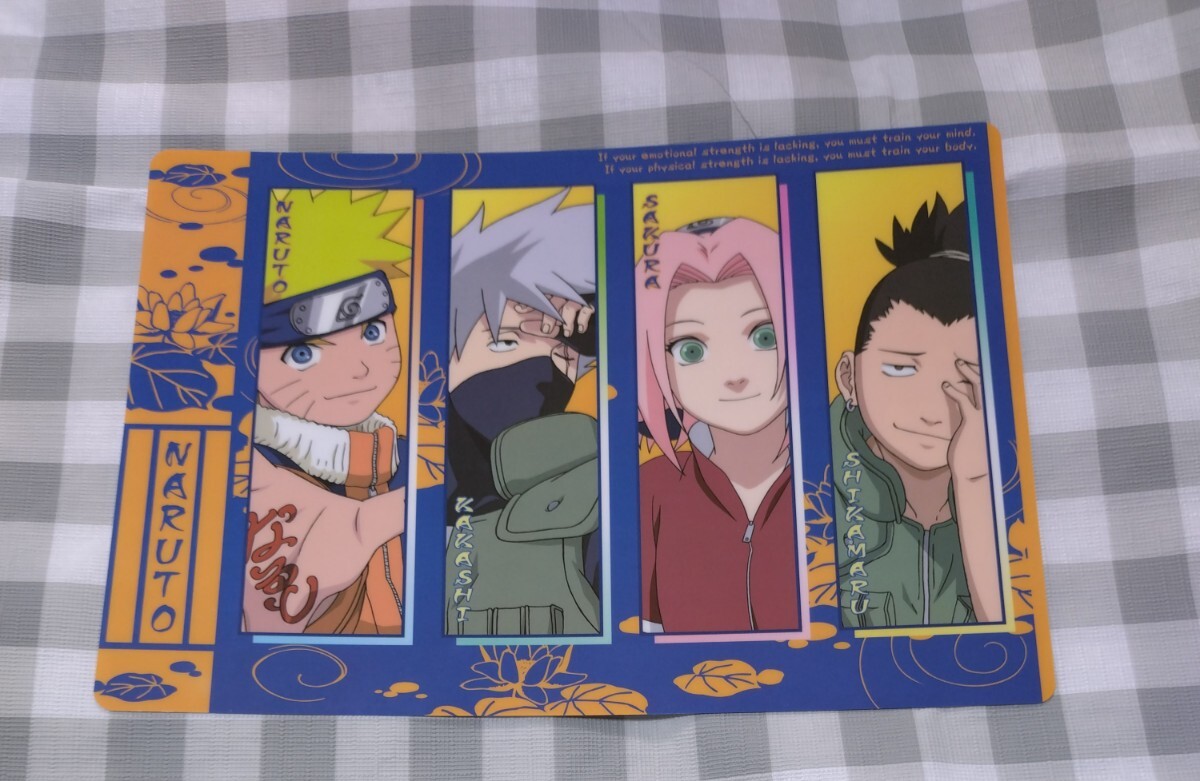 NARUTO 下敷き ナルト、カカシ、サクラ、シカマル拍卖