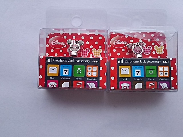 ディズニースマホピアス・ イヤホンピアス・ピンク。シルバー 新品未使用品拍卖
