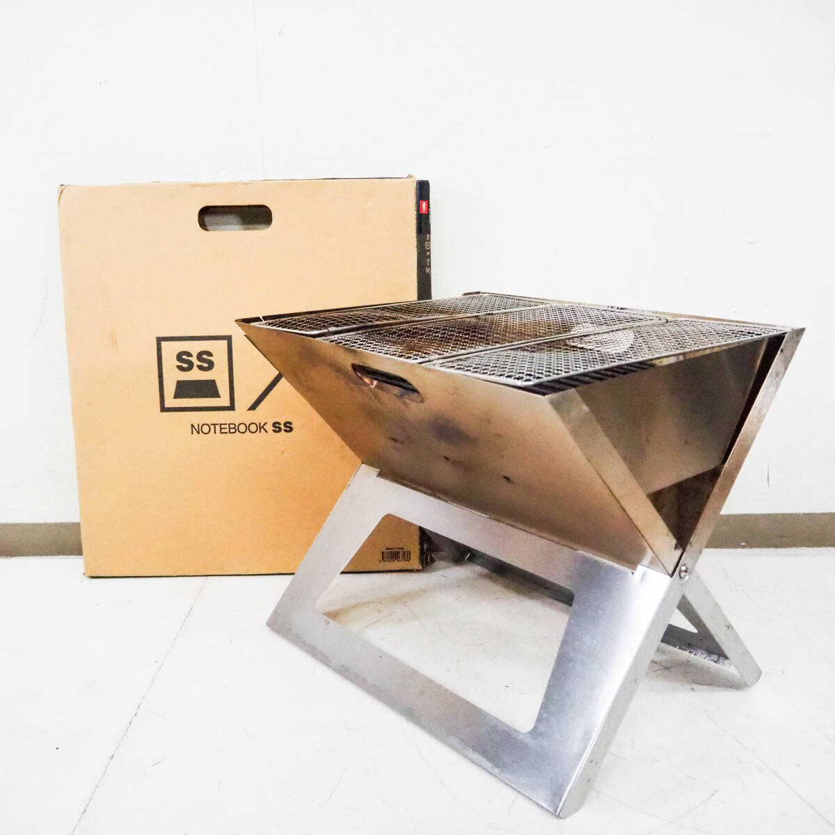 A-Plus エープラス ノートブックSS 折りたたみ グリル 焚火台 アウトドア キャンプ バーベキュー S1568拍卖