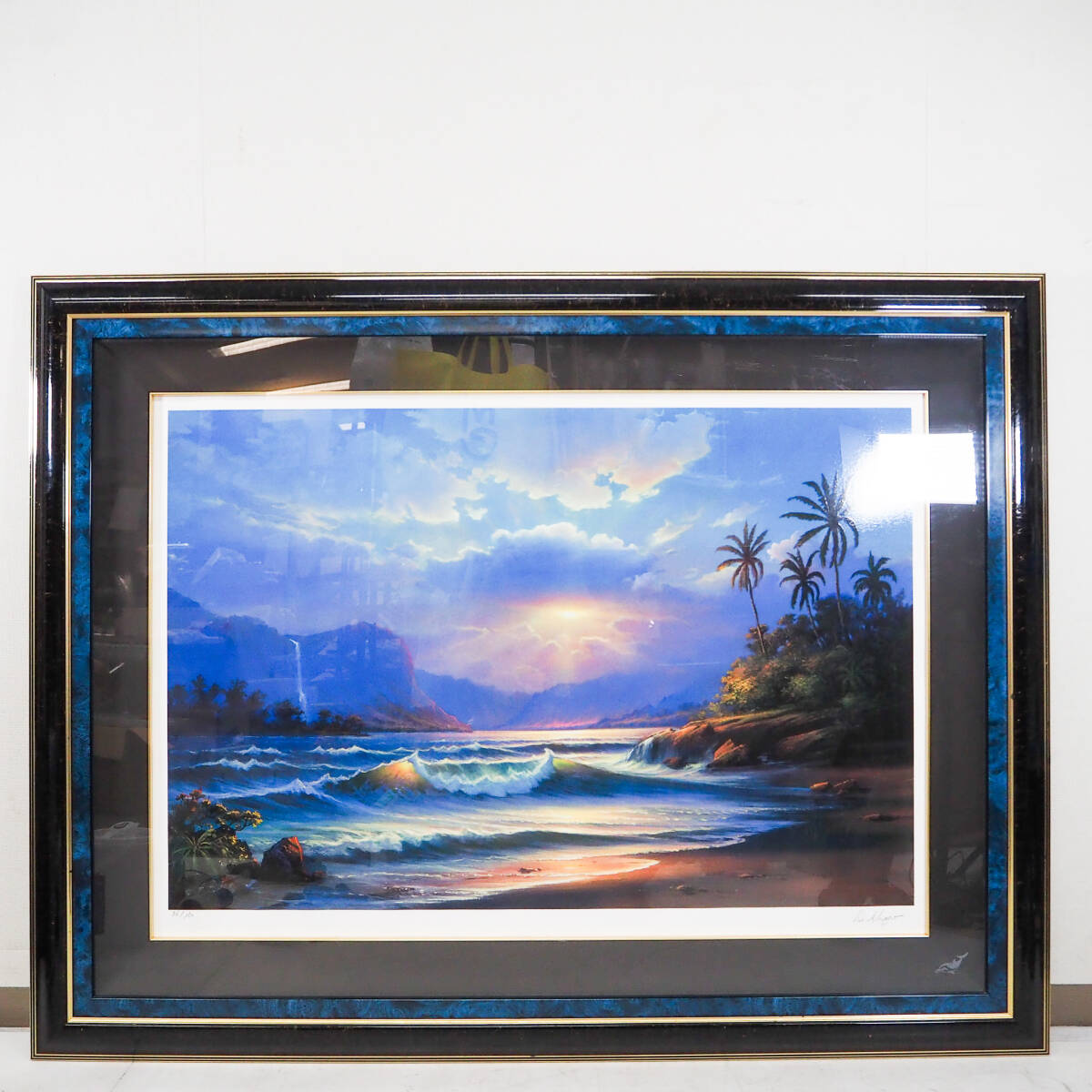 【真作保証】William Deshazo ウィリアム・デシャゾー セレニティII シルクスクリーン サイズ:約129×99cm ハワイアンサンセット 風景S1563拍卖
