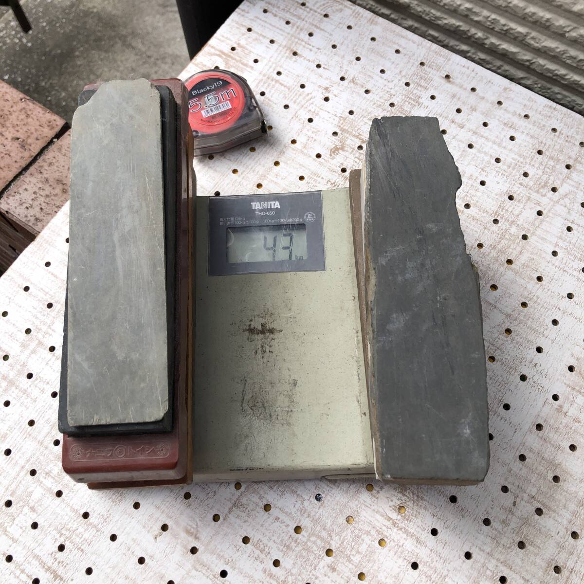 砥石 7個 約 4.3 kg、 ● 大工、調理、理美容、レザー カミソリ ナイフ 刃物 仕上 研磨 刀剣 鉋 鑿 包丁 剃刀 112R拍卖