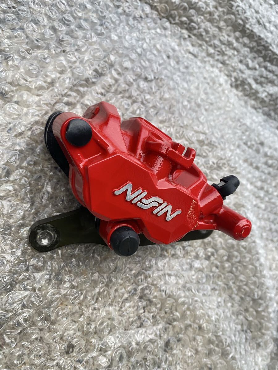 ニッシン NISSIN ブレーキキャリパー ホンダ C125 レッド メンテナンス済み拍卖