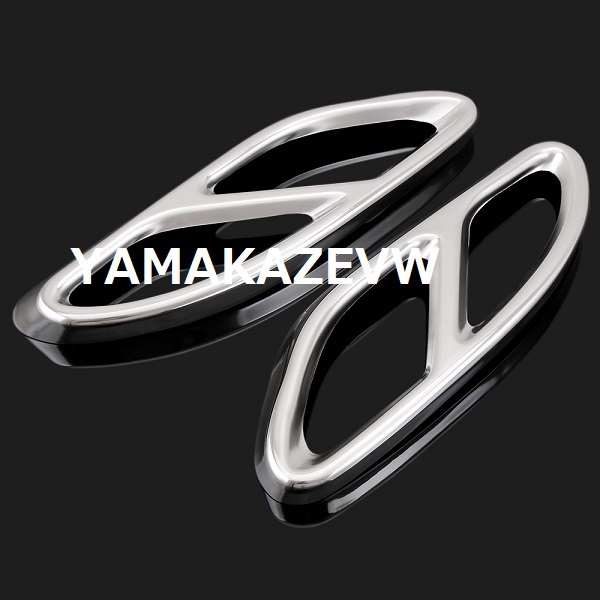 BENZ ベンツ W205 W213 W212 W207 X253 GLC マフラー リング 4本出し 仕様 カッター AMGなど シルバー拍卖