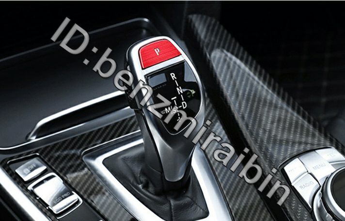 B赤 スタイリング ギア シフト ハンドル パーク ボタン カバー 装飾 ステッカー BMW F20F22F30F10F32F15 F11F21F31F32F34F35F16F25X1X5X3X4拍卖