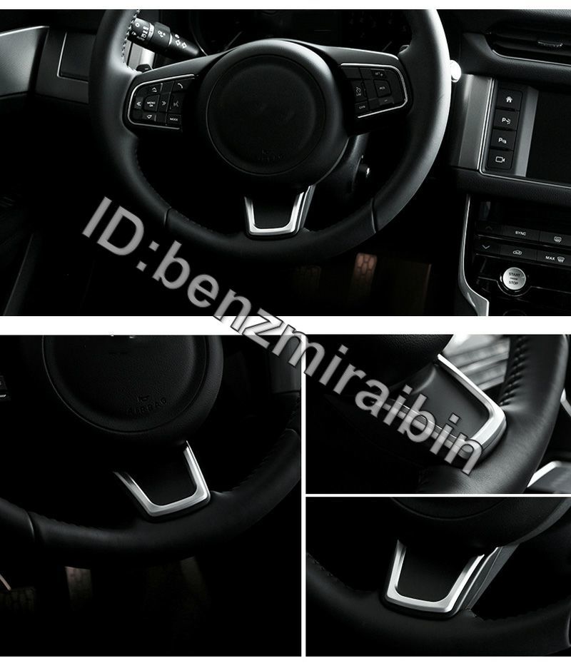 アクセサリー ステアリング ホイール Uタイプ フレーム カバー トリム ジャガーXE X760 / XF X260 / F-PACE fペース X761 2016-2018 拍卖