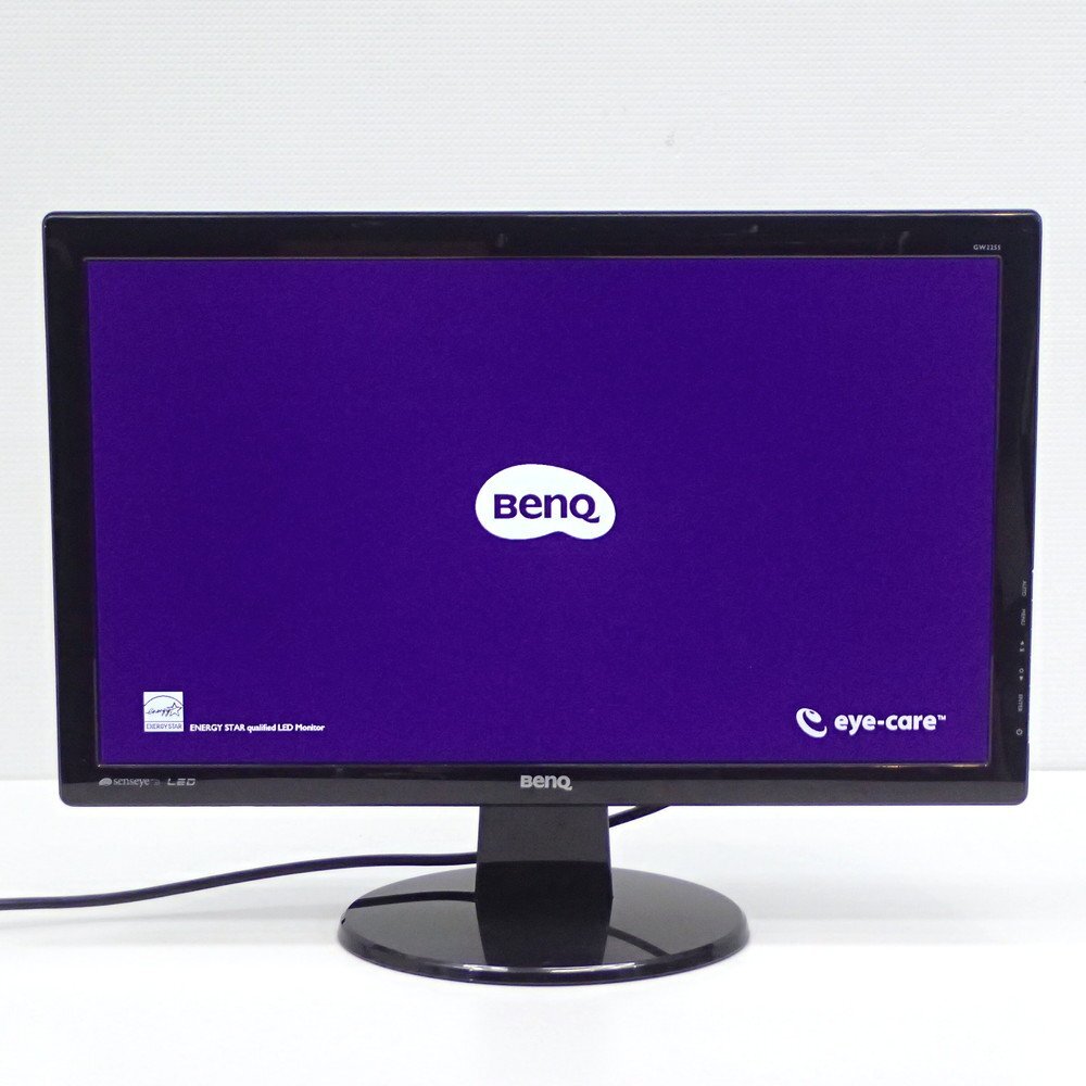 BenQ ベンキュー GW2255 モニター 21.5インチ 液晶ディスプレイ フルHD 非光沢 VAパネル PC 業務用 OA機器 KK18405 中古オフィス家電拍卖