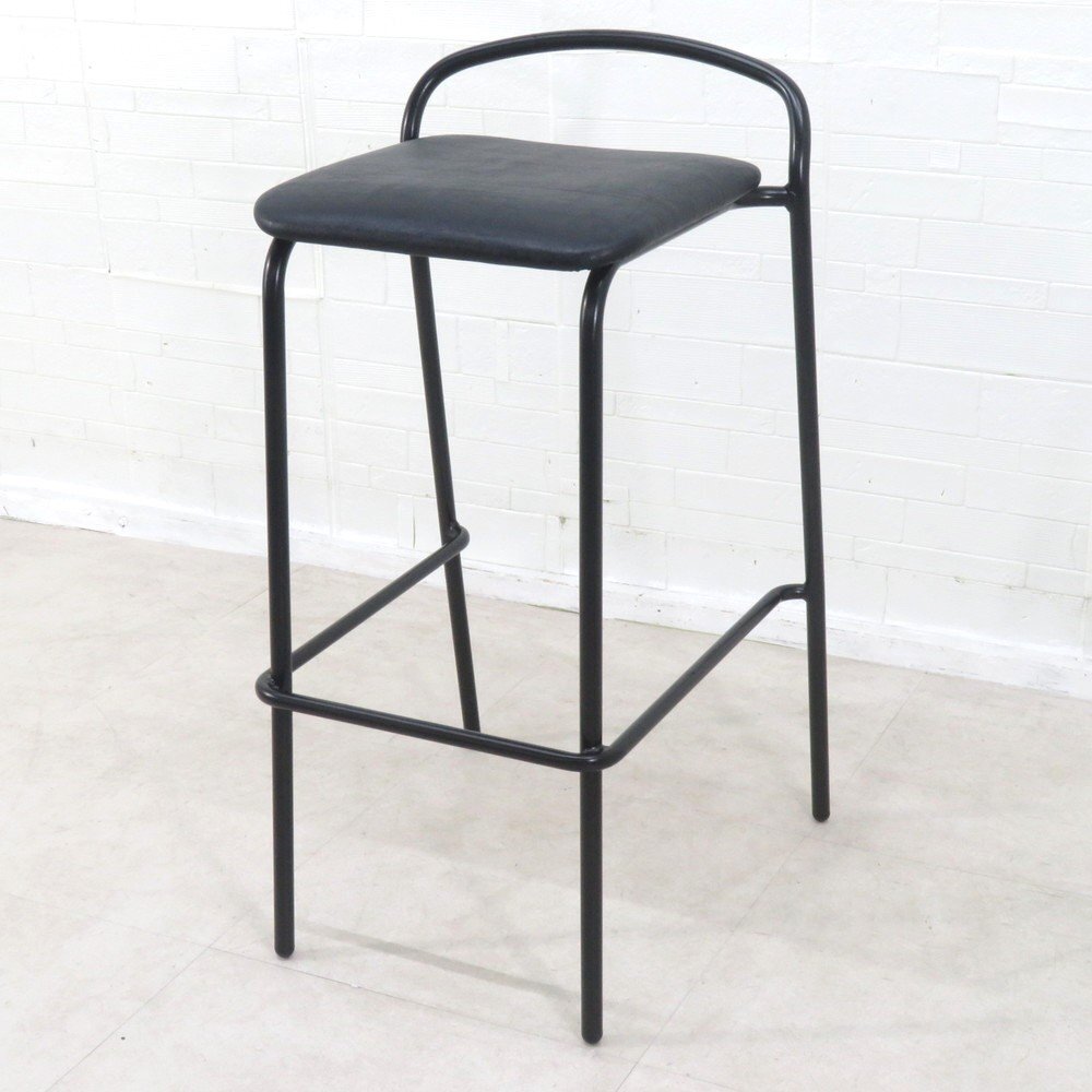 KAWAJUN カウンターチェア スツール ブラック ハイスツール ba-チェア アイアンチェア YH18429 中古オフィス家具拍卖