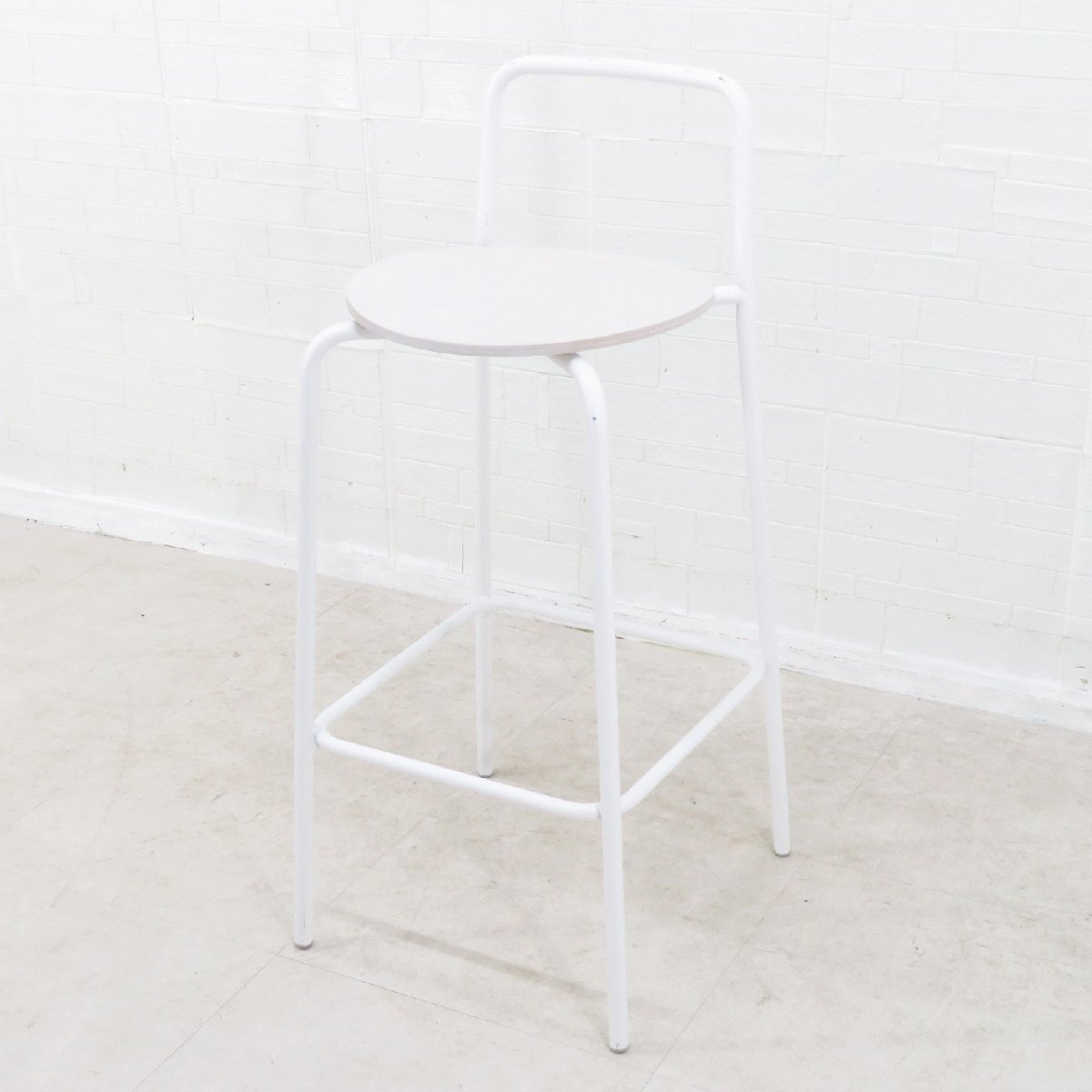 コクヨ KOKUYO DAYS OFFICE カウンターチェア XYB-CHLASAA ホワイト おしゃれ シンプル ダイニング リビング EG18286 中古オフィス家具拍卖