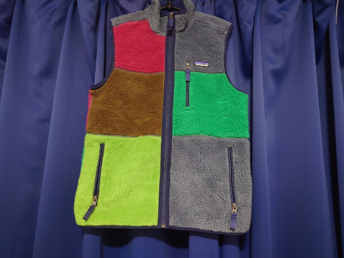 patagonia パタゴニア M'S PATCHWORK RETRO−X VEST 未使用品 S拍卖