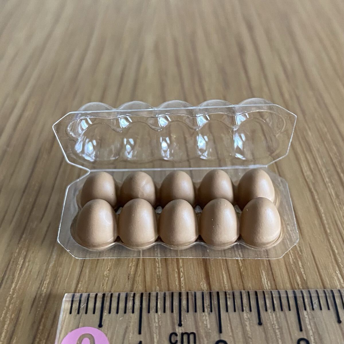 リーメント(単品)*卵パック*ぷちサンプル バラ売り ミニチュア ドールハウス スーパー 玉子 赤玉子拍卖