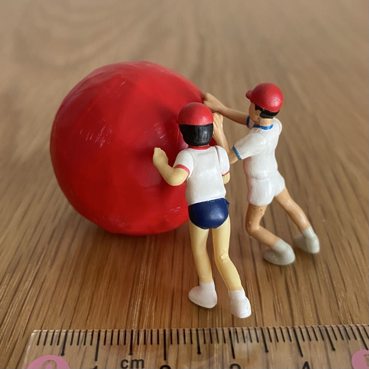 ミニチュア 大玉転がし 運動会 フィギュア 人形 ドールハウス バンダイ ぼくの小学校 拍卖