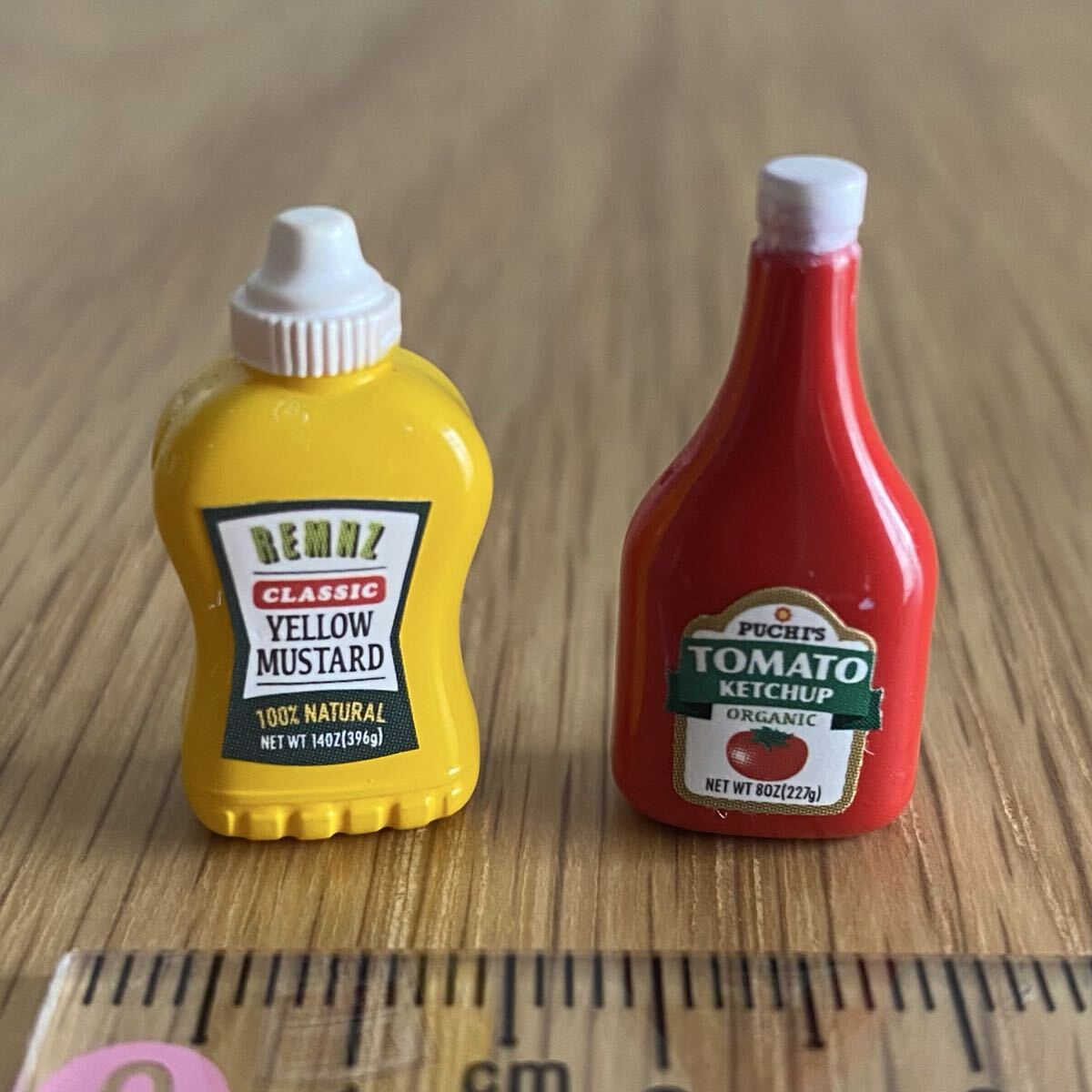 リーメント(単品)*マスタードandケチャップ*ぷちサンプル バラ売り ミニチュア Re-Ment キャンプ バーベキュー 調味料拍卖