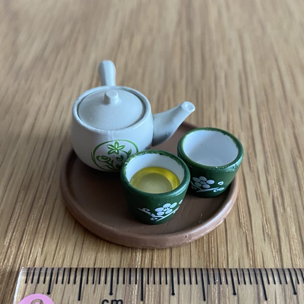 リーメント(単品)*お茶and急須andお盆*ぷちサンプル バラ売り ミニチュア Re-Ment 和小物 和室 なつかし横町3丁目拍卖